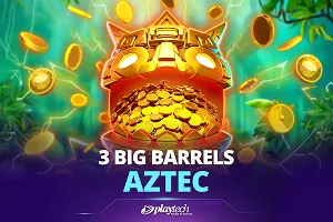 Playtech : 3 Big Barrels Aztec - BIROPAY28