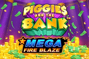 Playtech : Mega Fire Blaze: Piggies and the Bank™ PPJP - BIROPAY28